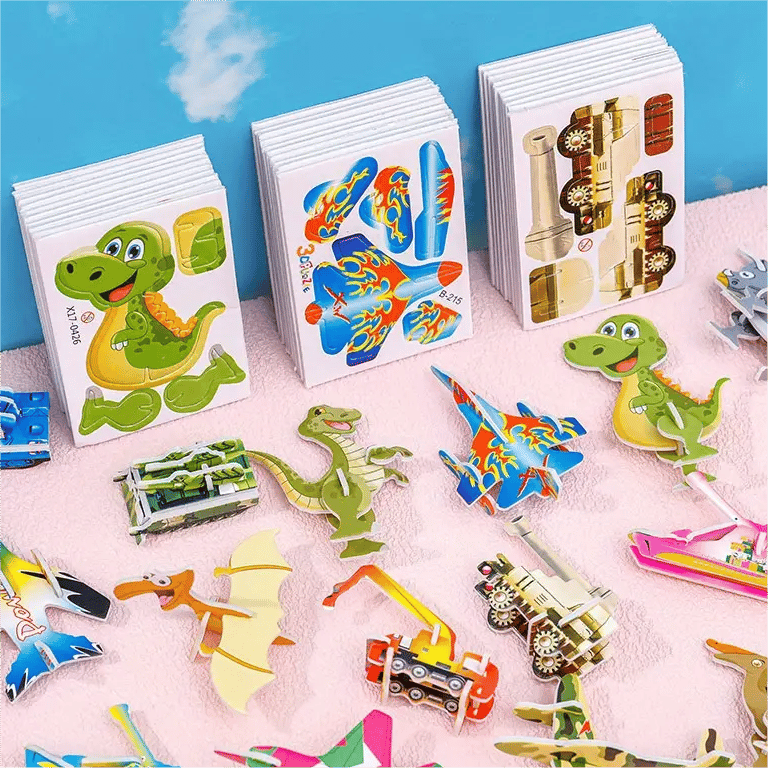 Puzzle 3D éducatif de dessins animés
