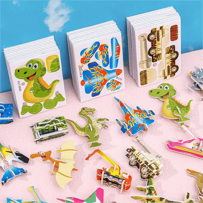 Puzzle 3D éducatif de dessins animés