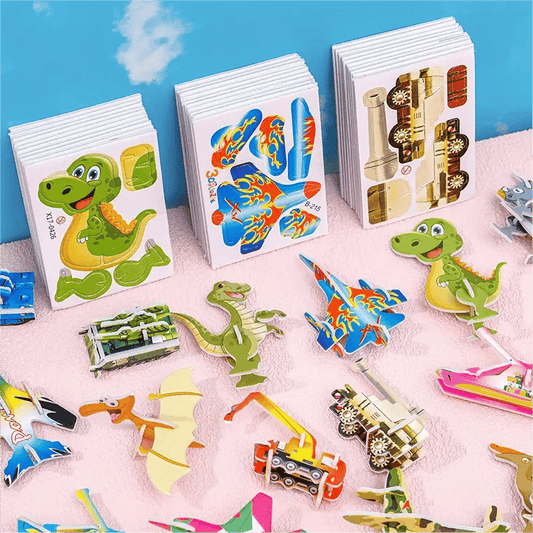 Puzzle 3D éducatif de dessins animés