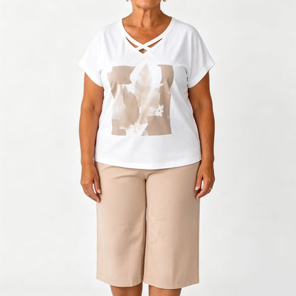 🎉 Soldes 2026 — Plus de 46 000 vendus ! 👗 Ensemble 2 Pièces Décontracté Col V & Pantalon Court – Chic Moderne 🌸