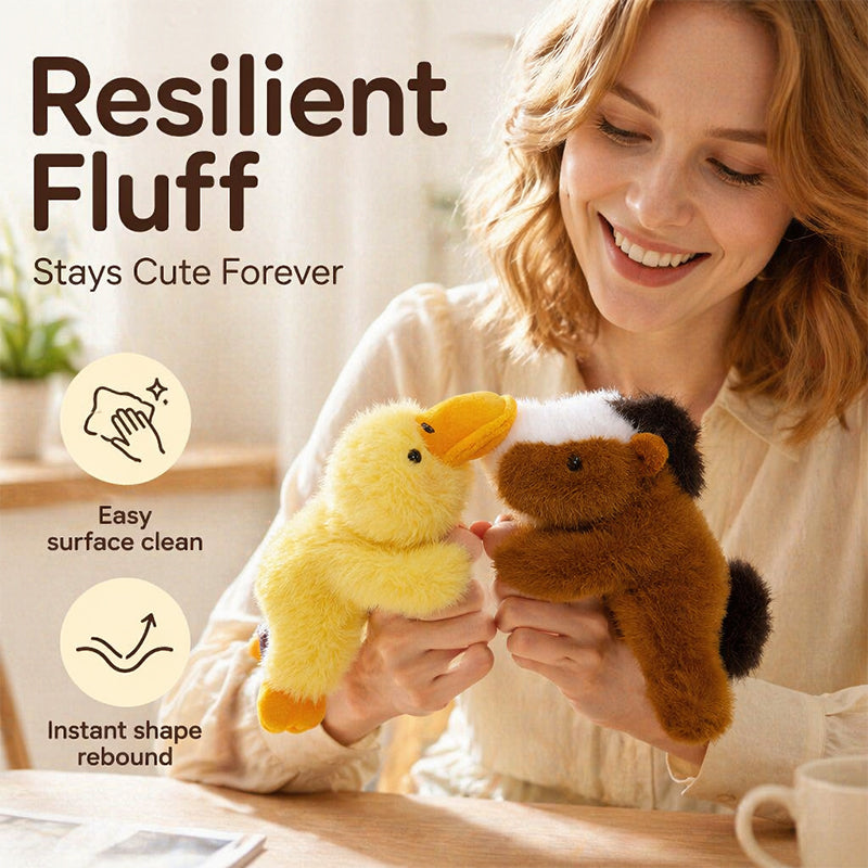 ⏳50 % de réduction pour une durée limitée⏰Adorable poupée en peluche à accrocher sur le frigo🐈‍⬛🐘🐇