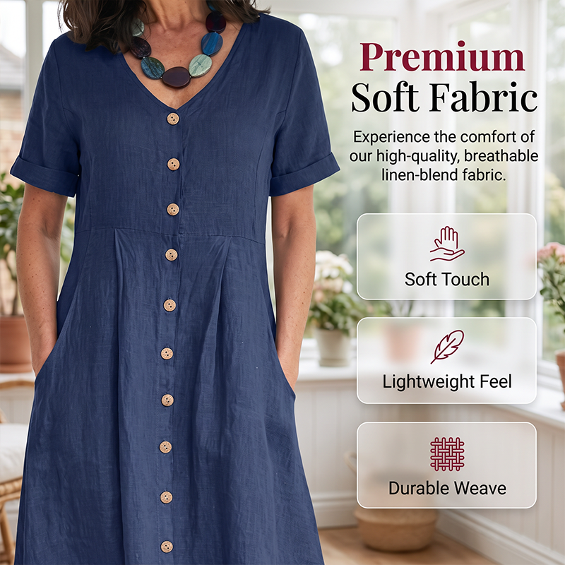 🎉 OFFRE LIMITÉE : 50 % DE RÉDUCTION ! 💕 Robe midi fluide d'été