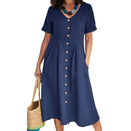 🎉 OFFRE LIMITÉE : 50 % DE RÉDUCTION ! 💕 Robe midi fluide d'été
