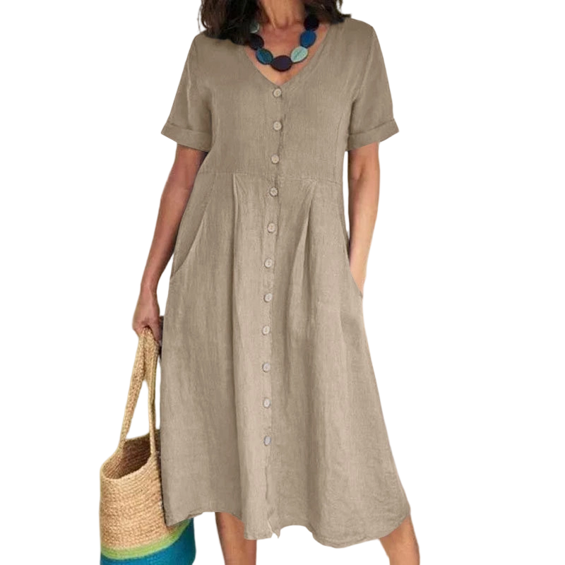🎉 OFFRE LIMITÉE : 50 % DE RÉDUCTION ! 💕 Robe midi fluide d'été