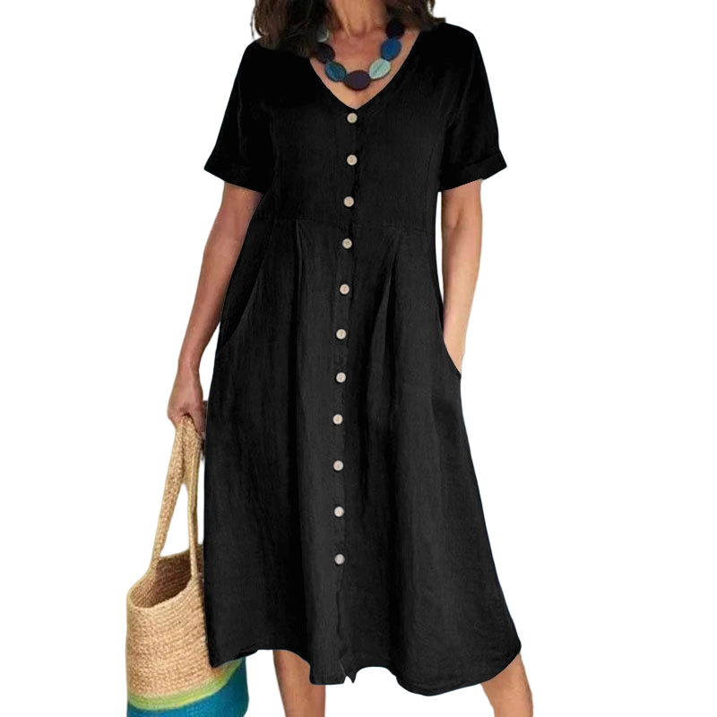 🎉 OFFRE LIMITÉE : 50 % DE RÉDUCTION ! 💕 Robe midi fluide d'été