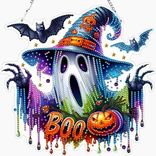 Kit de décoration suspendue en forme de diamant à faire soi-même pour Halloween (adultes)