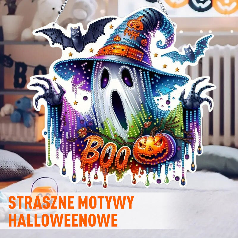 Kit de décoration suspendue en forme de diamant à faire soi-même pour Halloween (adultes)