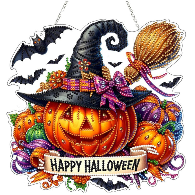 Kit de décoration suspendue en forme de diamant à faire soi-même pour Halloween (adultes)