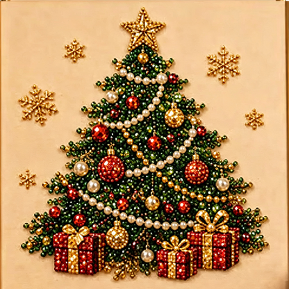 🎄🎅 Kit de peinture de Noël à perles et strass, loisir créatif pour enfants et adultes, décoration festive brillante pour les fêtes ✨