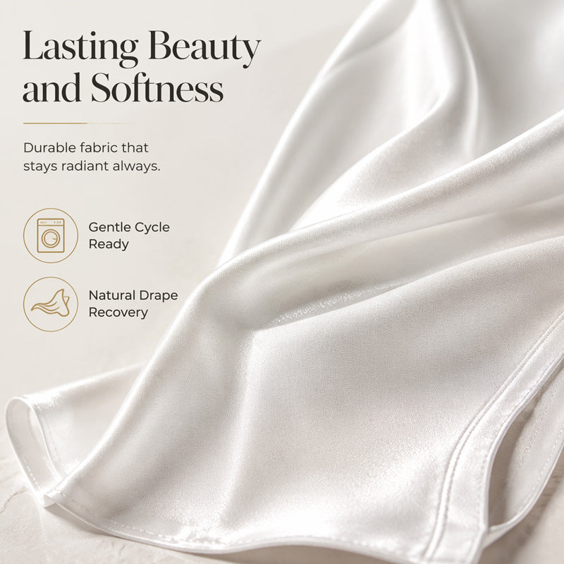 👗 Chemise de Nuit Femme en Satin Unie – Bretelles Fines, Col en V et Fentes Latérales🍃 Robe de sommeil coupe loose sans serrement, plusieurs couleurs unies