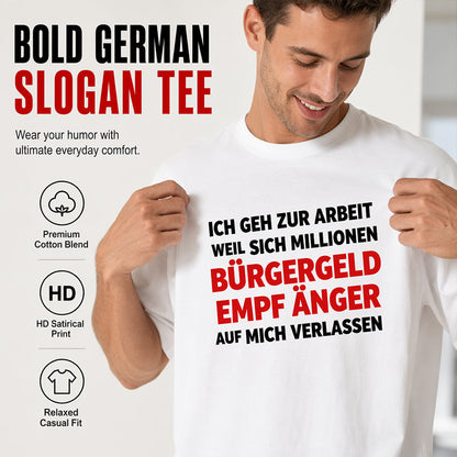 👕 50 % DE RÉDUCTION ! 😄 T-shirt homme décontracté à col rond avec un slogan amusant – Coton doux, imprimé original et coupe confortable – Parfait pour les journées détente et la bonne humeur ✨