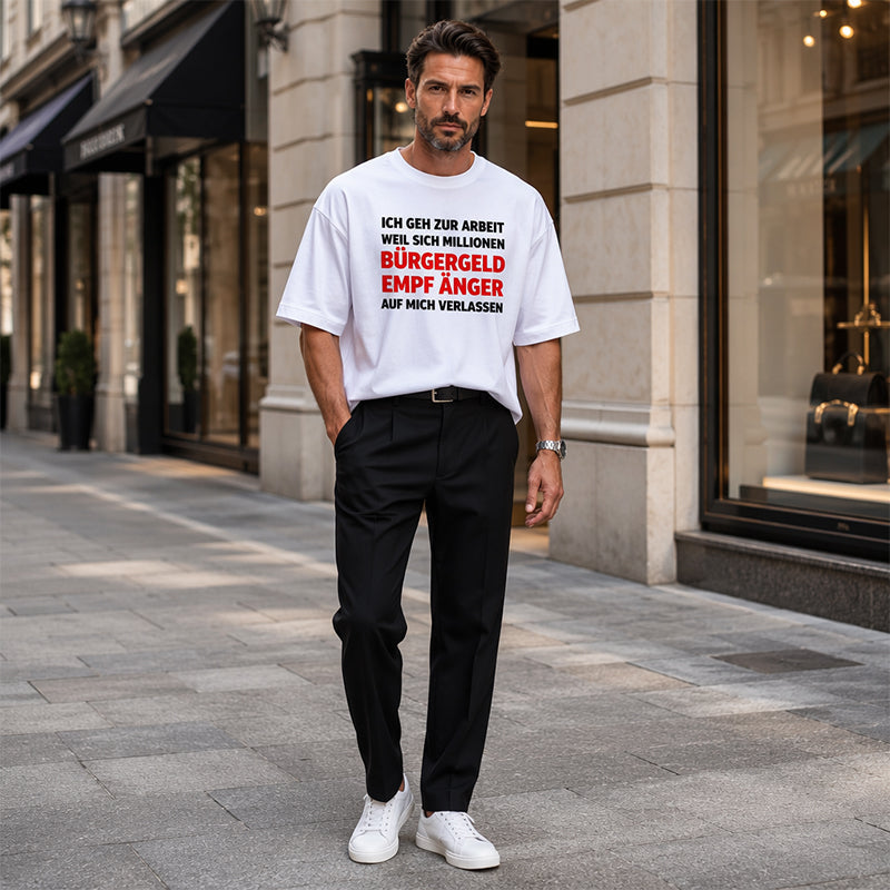 👕 50 % DE RÉDUCTION ! 😄 T-shirt homme décontracté à col rond avec un slogan amusant – Coton doux, imprimé original et coupe confortable – Parfait pour les journées détente et la bonne humeur ✨