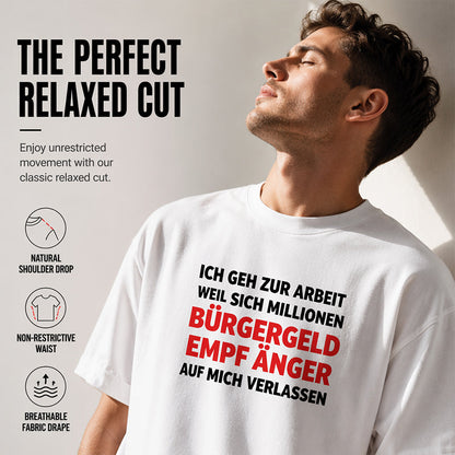 👕 50 % DE RÉDUCTION ! 😄 T-shirt homme décontracté à col rond avec un slogan amusant – Coton doux, imprimé original et coupe confortable – Parfait pour les journées détente et la bonne humeur ✨
