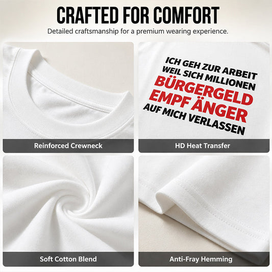 👕 50 % DE RÉDUCTION ! 😄 T-shirt homme décontracté à col rond avec un slogan amusant – Coton doux, imprimé original et coupe confortable – Parfait pour les journées détente et la bonne humeur ✨