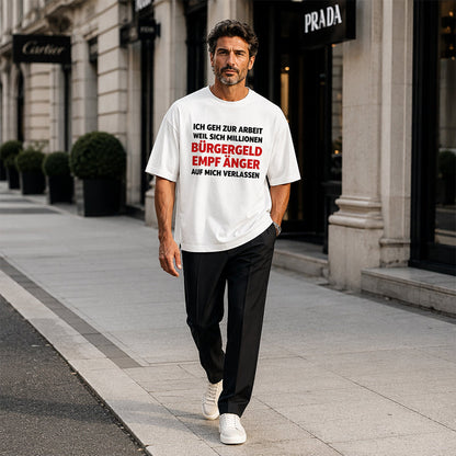 👕 50 % DE RÉDUCTION ! 😄 T-shirt homme décontracté à col rond avec un slogan amusant – Coton doux, imprimé original et coupe confortable – Parfait pour les journées détente et la bonne humeur ✨
