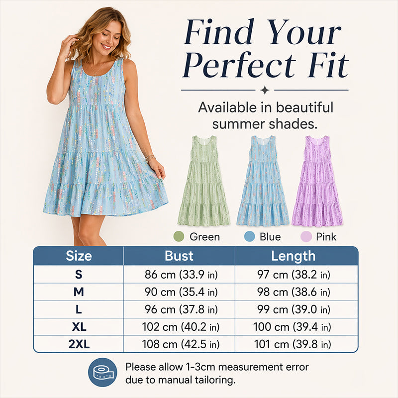 🌷 Robe midi à volants et imprimé délicat, qui respire la douceur et l'élégance 🤍 Robe fluide sans bretelles à volants, idéale pour créer un look polyvalent au quotidien