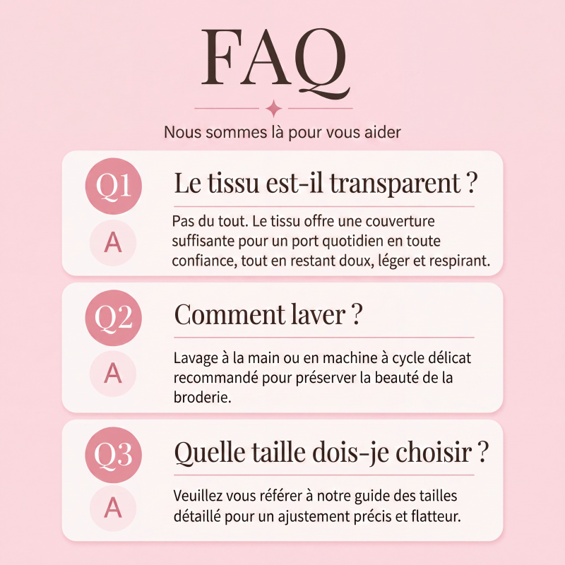 🌷 Robe élégante en broderie anglaise, décolleté ondulé 🤍 Robe midi évasée manches courtes, tissu léger convenant aux sorties quotidiennes