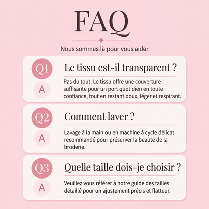 🌷 Robe élégante en broderie anglaise, décolleté ondulé 🤍 Robe midi évasée manches courtes, tissu léger convenant aux sorties quotidiennes