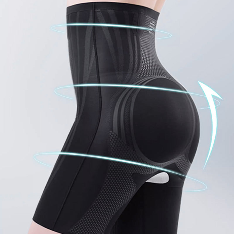Culotte gainante haute 5D pour femme, pantalon de modelage ventre et hanches, sous‑vêtement amincissant confortable🤍