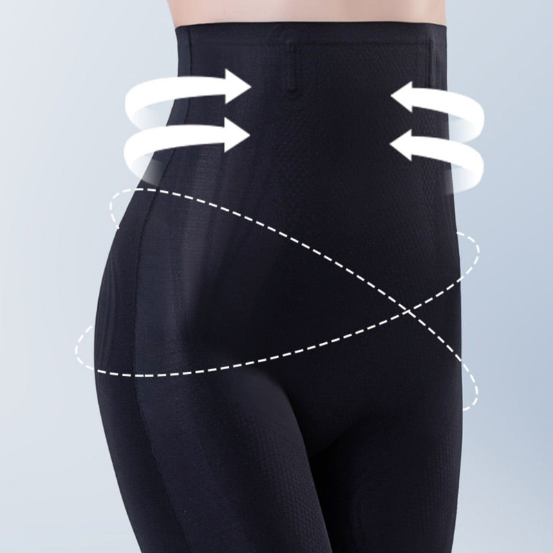 Culotte gainante haute 5D pour femme, pantalon de modelage ventre et hanches, sous‑vêtement amincissant confortable🤍