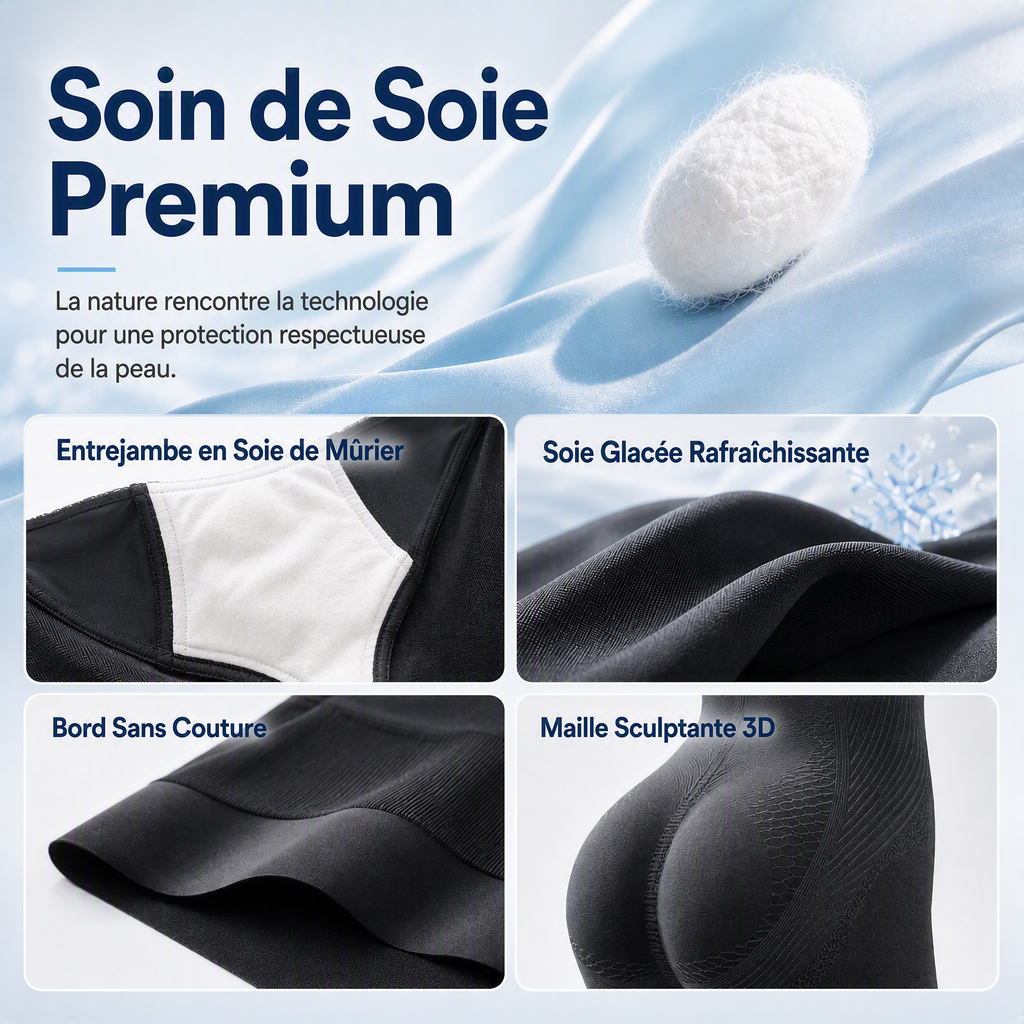 🥇Short gainant sans couture pour femme🍑Galbe naturellement vos courbes – -50 % de réduction