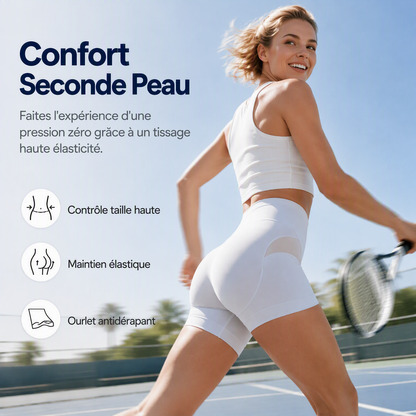 🥇Short gainant sans couture pour femme🍑Galbe naturellement vos courbes – -50 % de réduction