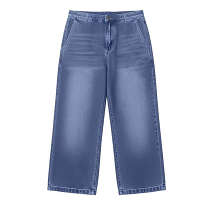 Women's Casual Straight-Leg Cropped Jeans