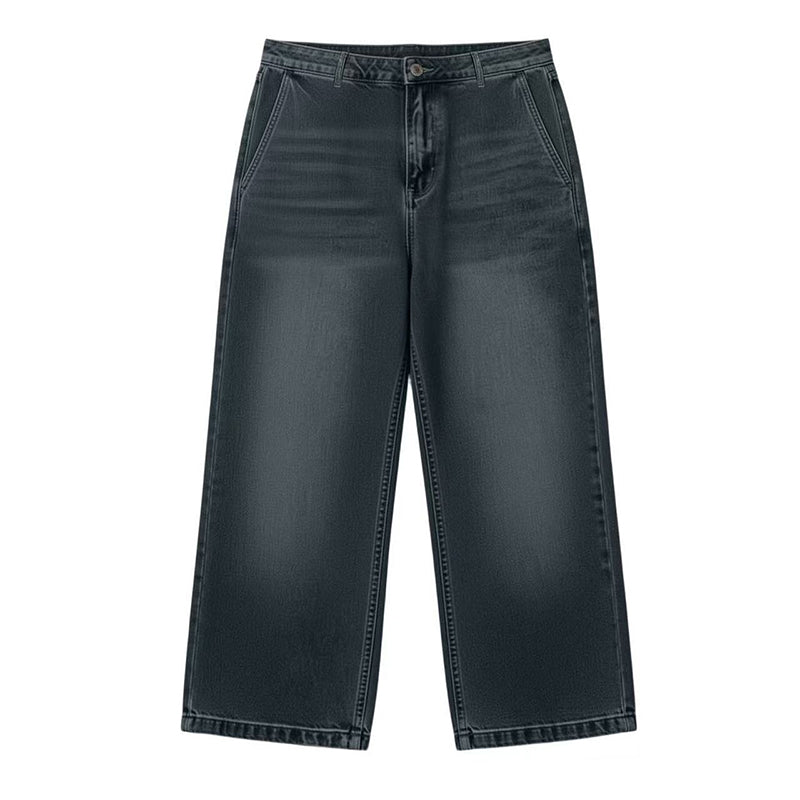 Women's Casual Straight-Leg Cropped Jeans