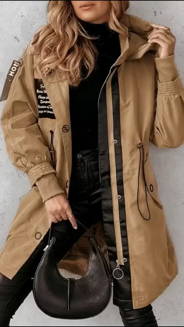 💜 DERNIER JOUR DE LA PROMOTION – 50 % DE RÉDUCTION 💜 Veste femme à manches longues et capuche