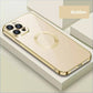 Transparent Electroplated iPhone Case With Camera Protector