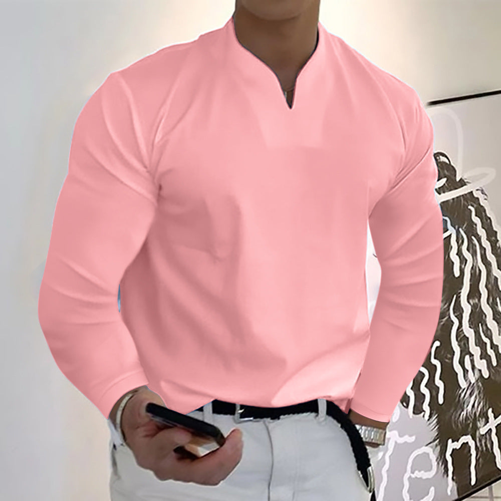💥-Automn Promotion-49% OFF-💥 T-shirt en coton à manches longues à manches longues avec poche-12