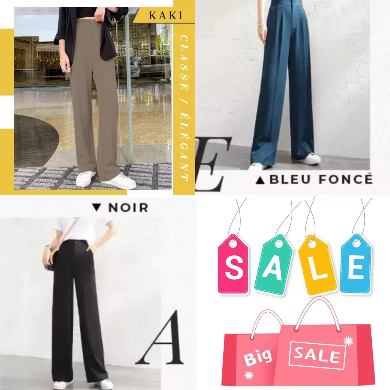 🔥Vente d'automne🔥Pantalon large et décontracté pour femmes-14