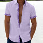 💥Soldes d'été - 49 % OFF💥 --- Chemise boutonnée à col écossais décontracté pour homme-8